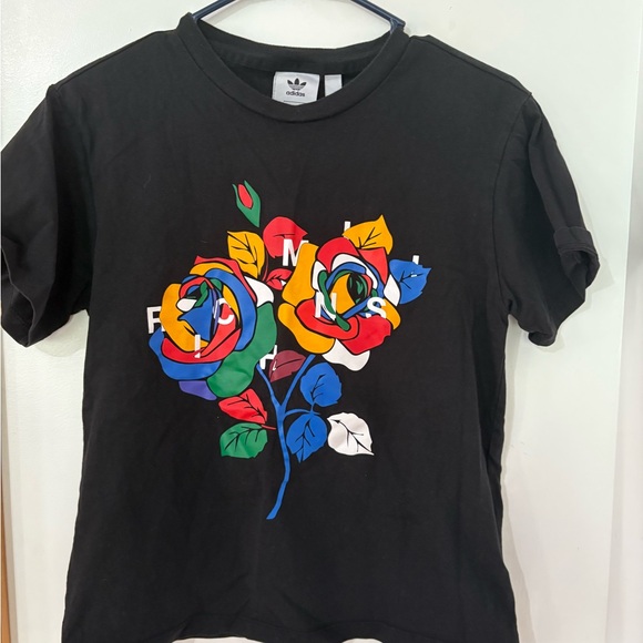 Adidas Black Rich Mnisi T-Shirt - Picture 1 of 2